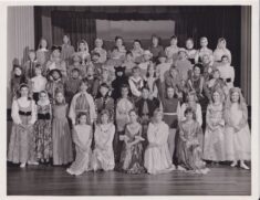Photograph of school Christmas pantomime.