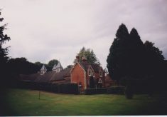 Photograph of Hall Barn showing Home Farm