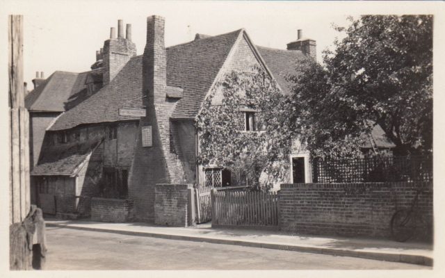 Black & white photograph of Milton's Cottage | Unknown